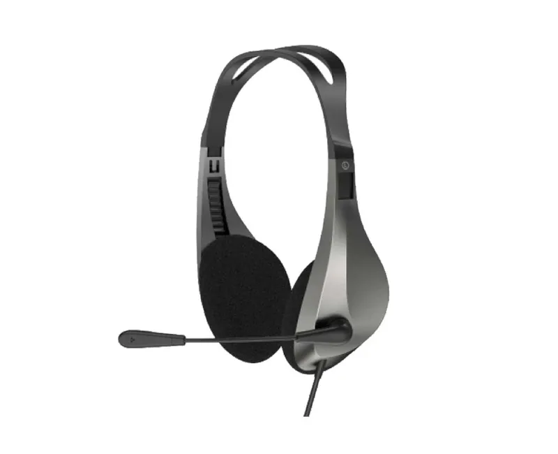 Wired Black-Gray Headphones