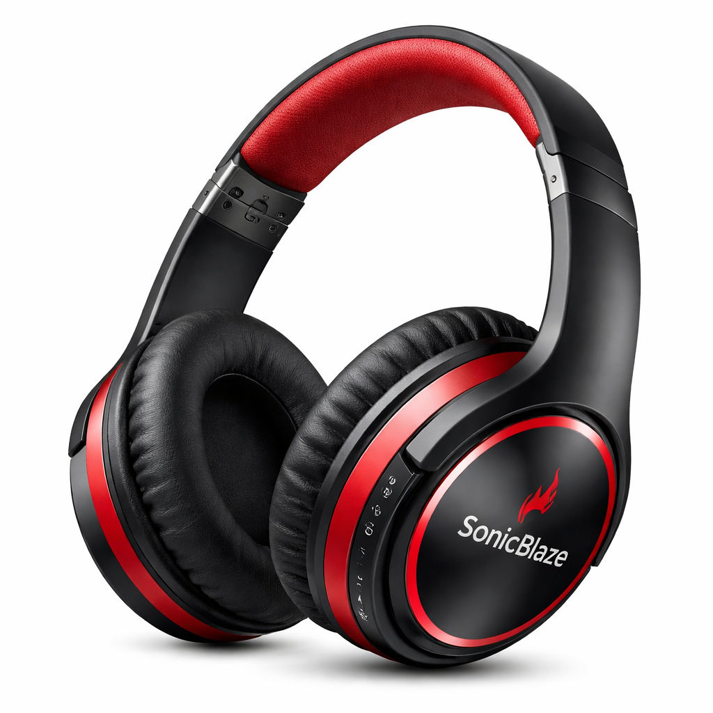 SonicBlaze Over-Ear Headphones